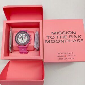 Swatch x Omega MISSION TO THE PINK MOONPHASE